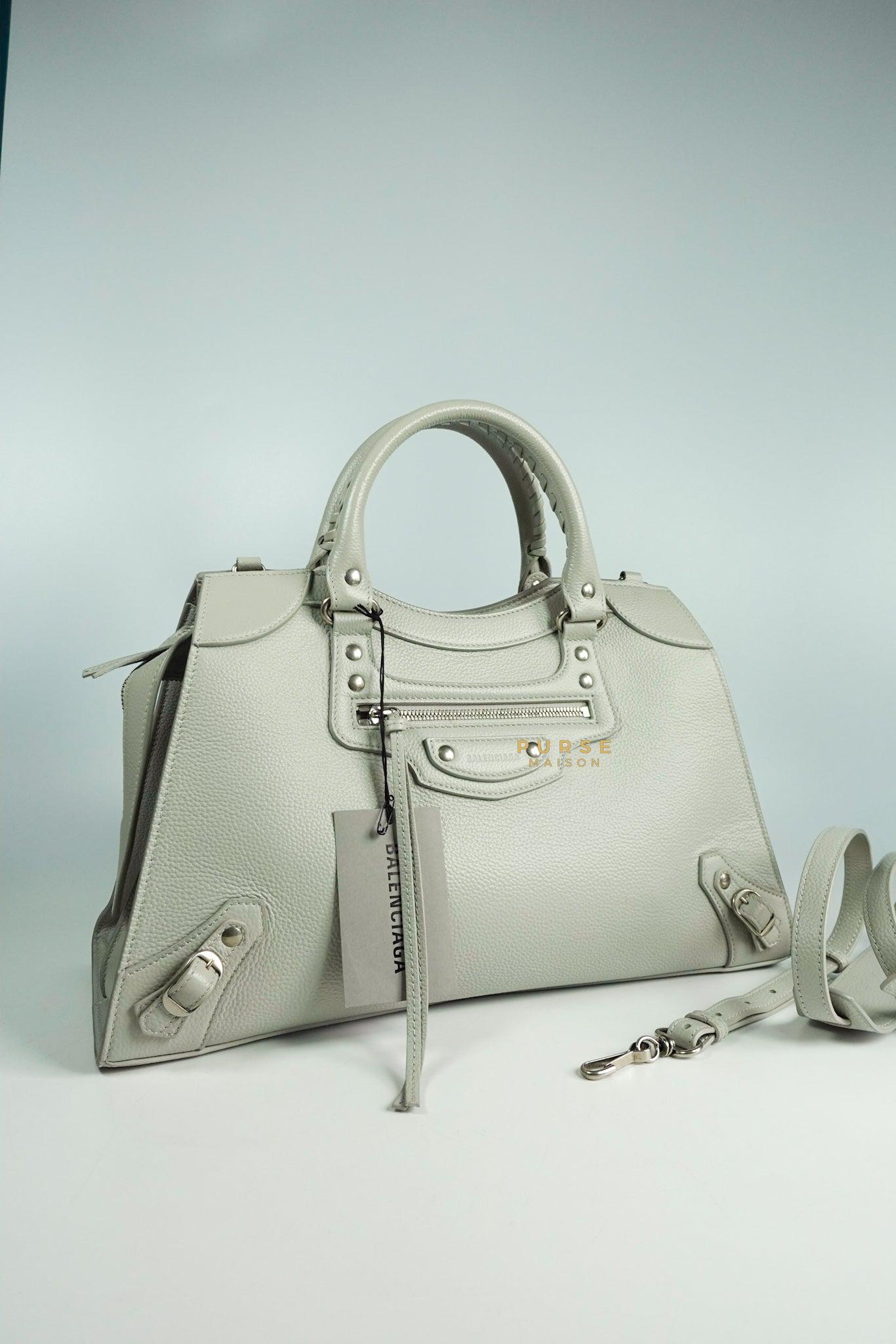 Balenciaga Neo Classic City Medium Bag (Light Gray)