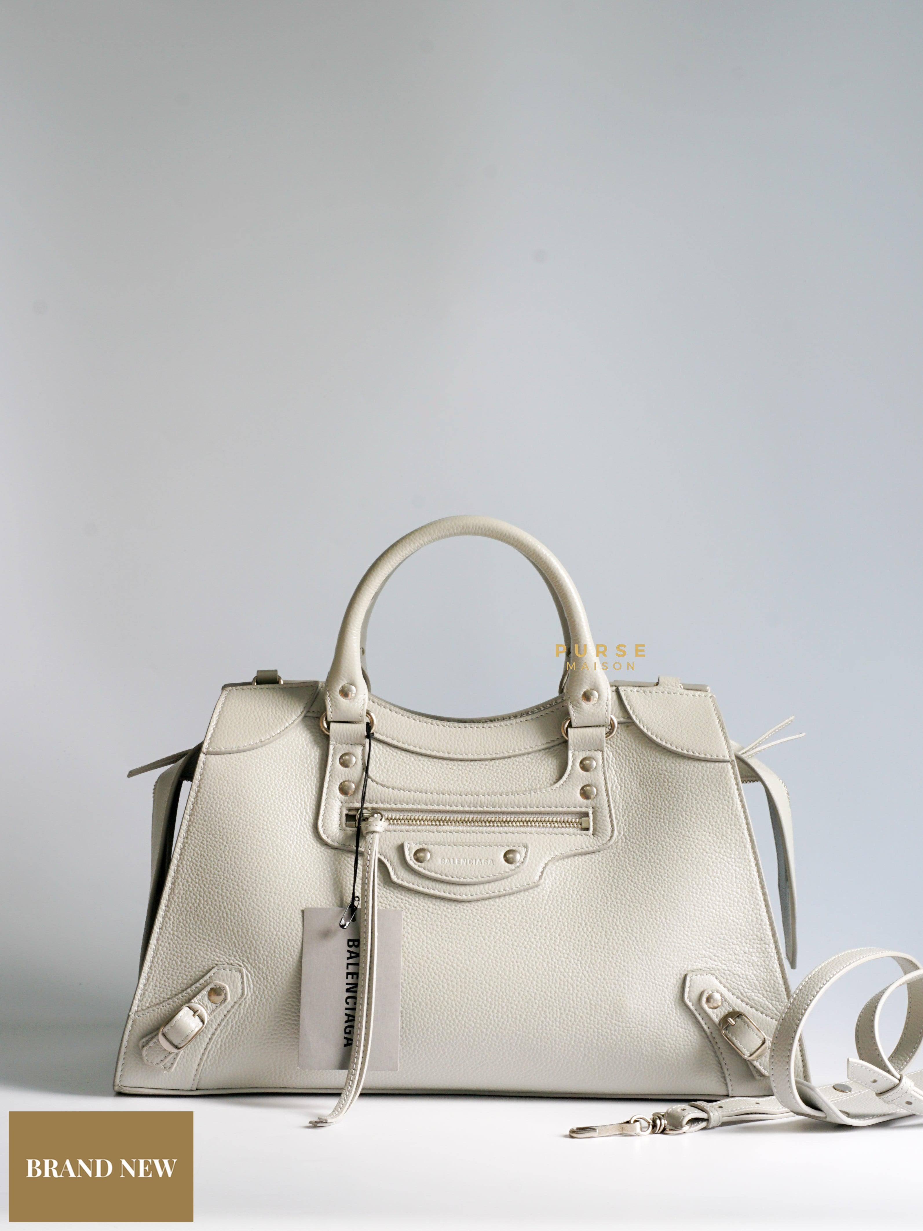 Balenciaga Neo Classic City Medium Bag (Light Gray)