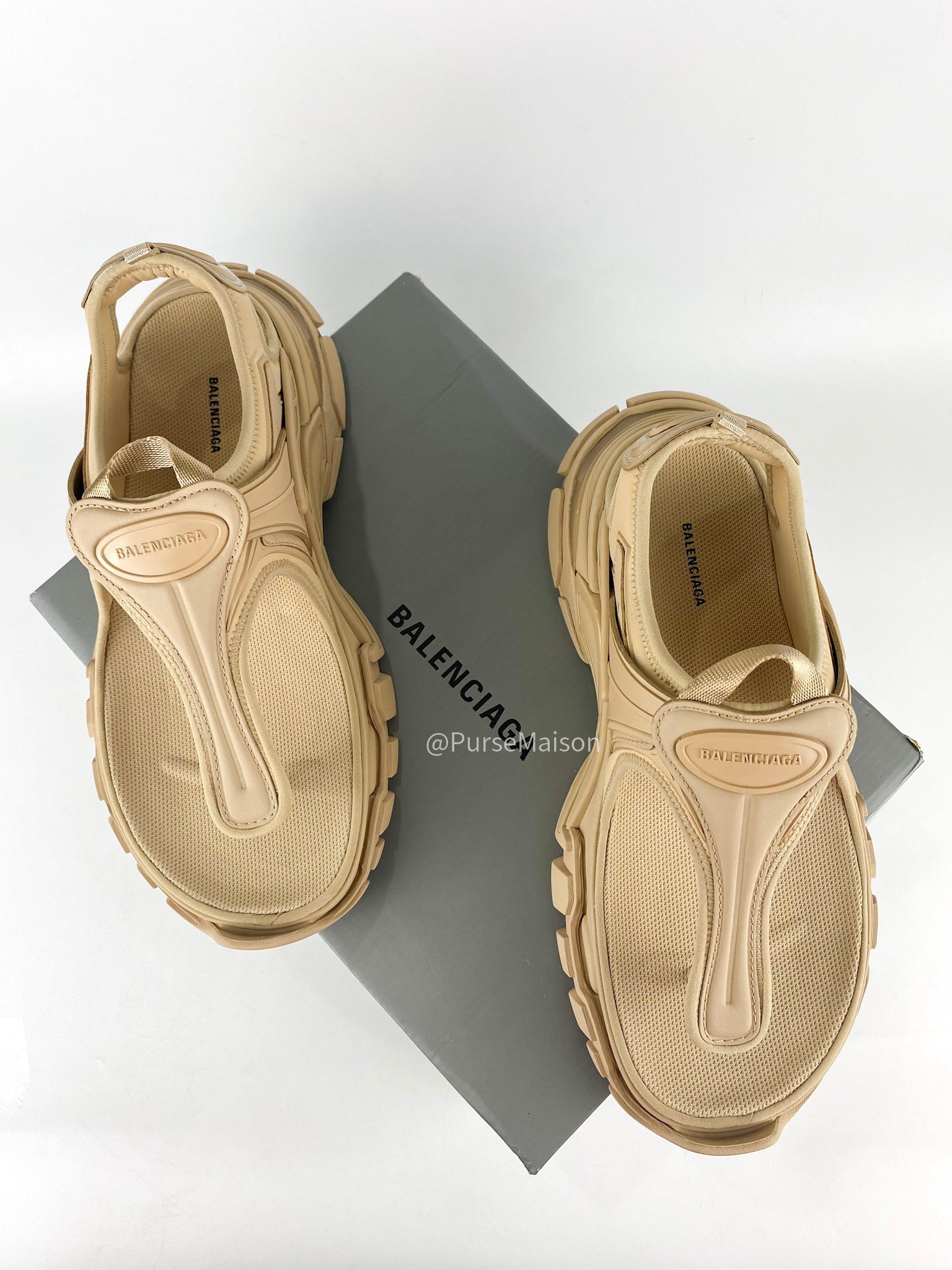 Balenciaga Track Sandals Beige (Size 40 EUR)