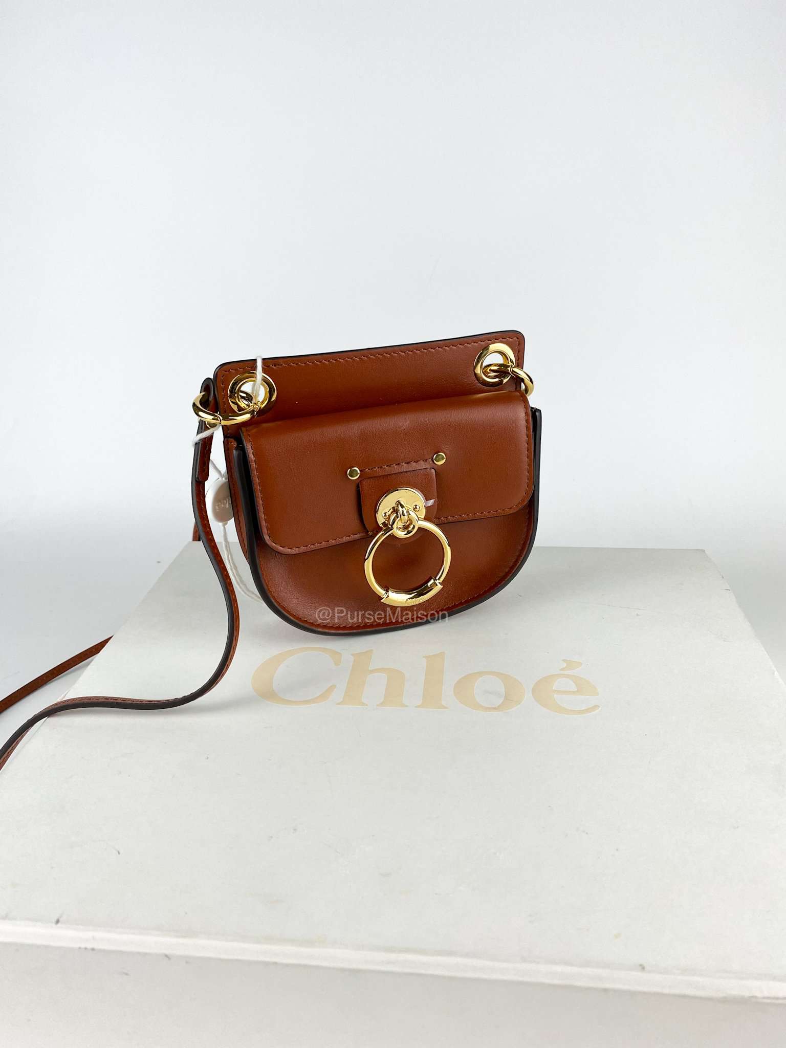 Chloe Mini Tess Bag (Brown)