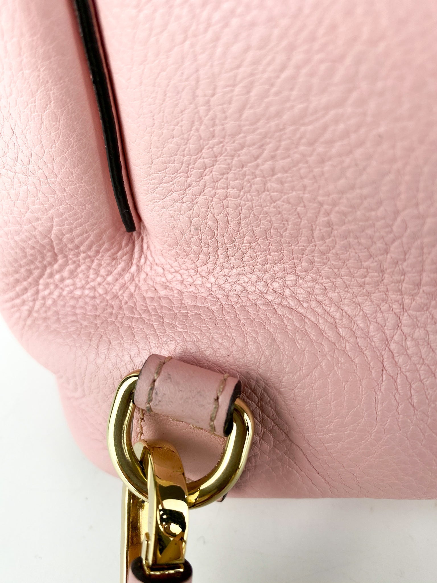 Chloe Suede Calfskin Mini Faye Backpack Washed Pink